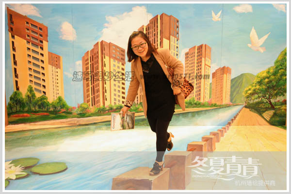 杭州3D立体画