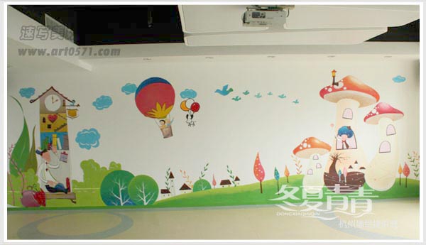 卡通墙绘