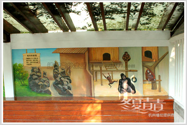 杭州冬夏青青墙绘