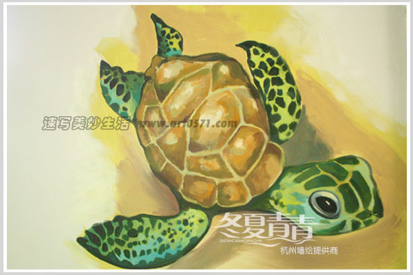 杭州动物园墙绘