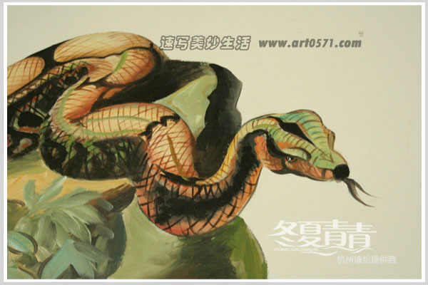 杭州冬夏青青墙绘