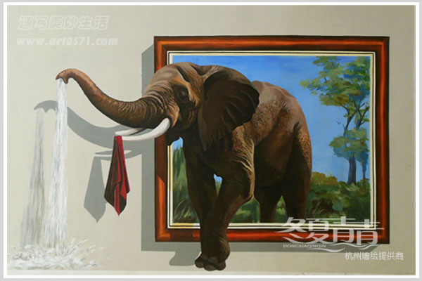 杭州3D立体画 银泰城3D立体画展