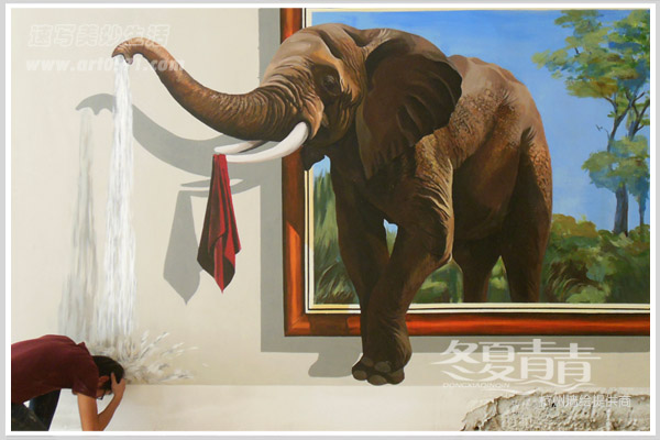 杭州3D魔幻艺术展 3d错视画