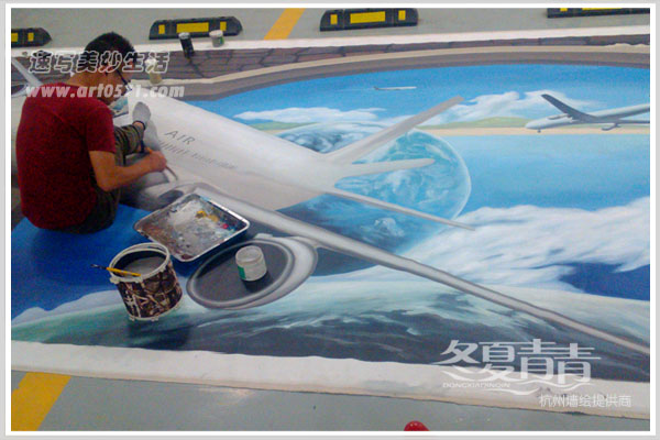 杭州清迹文化创意有限公司 冬夏青青墙绘