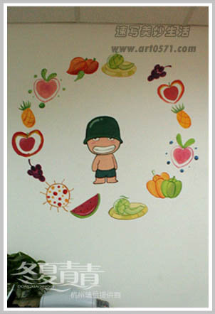 杭州墙绘 办公室墙绘