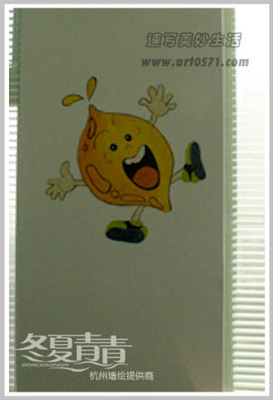 冬夏青青墙绘 芒果墙绘