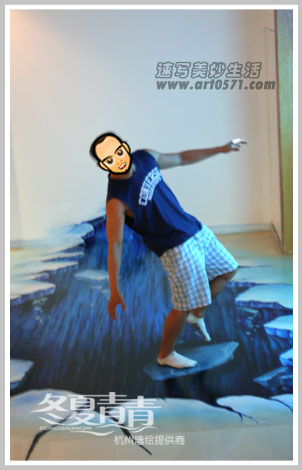 杭州3D立体画 萧山消防大队立体画 