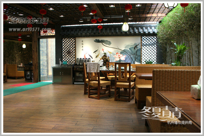 杭州冬夏青青墙绘-速写美妙生活！